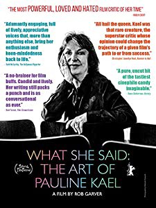 What She Said: The Art of Pauline Kael [DVD](中古品)