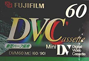 FUJIFILM DVC DV ミニDVカセット 60分 Cassette LPモード DVM60AME(中古品)
