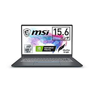 【薄型軽量】MSIクリエイターノートPC Prestige-15 Win10Pro/i7/GTX1650Max-Q/15.6FHD/32GB/SSD512GB/Prestige-15-A10SC-272JP( 