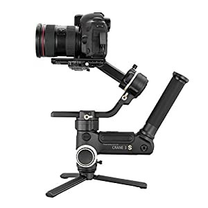 ZHIYUN Crane 3S-E 3軸手持ちジンバルスタビライザー デ ジタル一眼レフカメラとカムコーダー用、最大6.5kgペイロード、拡張可能