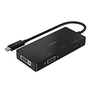 Belkin USB-C to HDMI + VGA +DVI + DISPLAYPORT?4 in 1 映像用入力端子 変換アダプタ iPad/iPad Pro/iPad mini/MacBook/MacBoo