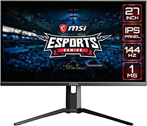 MSI フルHD ゲーミング RGB ノングレア 超ナローベゼル 1ms 1920 x 1080 144Hz リフレッシュレート 高さ調節可能 アーム FreeSyn