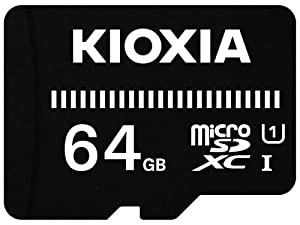 キオクシア(KIOXIA) 旧東芝メモリ microSDXCカード 64GB UHS-I対応 Class10 (最大転送速度50MB/s) 国内正規保証品 3年保証 Amazo