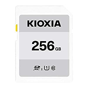 キオクシア(KIOXIA) 旧東芝メモリ SDXCカード 256GB UHS-I対応 Class10 (最大転送速度50MB/s) 日本製 国内正規品 3年保証 Amazon