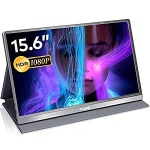 モバイルモニター 15.6インチ Kogoda モバイルディスプレイHDMIサブモニター 1920x1080FHD IPSパネル 薄い 軽量 USB Type-C/mini