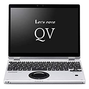 パナソニック ノートパソコン Let''s note QVシリーズ ブラック＆シルバー CF-QV9HDMQR(中古品)