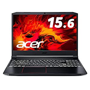 Acerゲーミングノートパソコン Nitro5 AN515-55-A58U5A Corei5-10300H 8GB SSD256GB GeForceGTX1650 15.6型 Windows 10 Home(中 