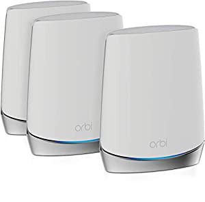 NETGEAR Orbi WiFi6 Mini メッシュWiFi AX4200 3台セット 無線LANルーター 11ax トライバンド RBK753 無償メーカー3年保証 カバ 