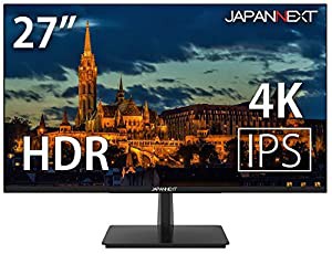 JAPANNEXT JN-IPS2704UHDR 4KHDR対応 27インチ液晶ディスプレイ Radeon freesync PCモニター(中古品)