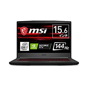 【薄型・軽量・ハイスペック】MSIゲーミングノートPC GF65 1.86KG Win10 i7 GTX1660Ti 15.6FHD 144Hz 16GB 512GB GF65-10SDR-101