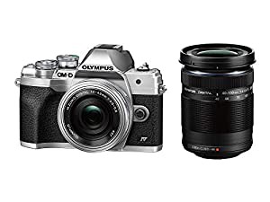 OLYMPUS ミラーレス一眼カメラ OM-D E-M10 MarkIV EZダブルズームキット シルバー(中古品)