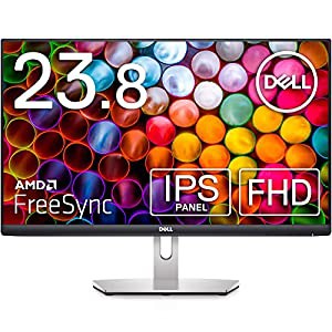 Dell S2421H 23.8インチ モニター (3年間無輝点交換保証/フルHD/IPS非光沢/HDMIx2/傾き調節/AMD FreeSync/スピーカー付)(中古品)