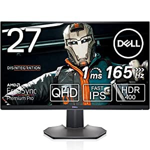 Dell S2721DGF 27インチ ゲーミングモニター (3年間無輝点交換保証/FPS向き/QHD/Fast IPS/DP・HDMIx2/縦横回転・高さ調節/1ms/16