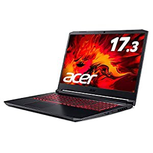 Acer(エイサー) AN517-52-A76Y5T ゲーミングノートパソコン Nitro 5 オブシディアンブラック ［17.3型 /intel Core i7 /SSD：512