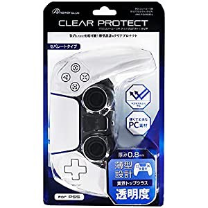 PS5コントローラ用 クリアプロテクト(クリア)(中古品)