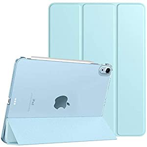 iPad Air5 ケース 2022 iPad air 4 ケース 2020 10.9インチ TiMOVO iPad Air 第5世代 /第4世代 半透明 ハードカバー PUレーザー 