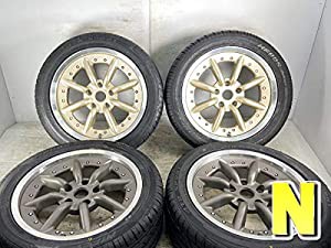 【中古タイヤ】4本セット ATRスポーツ 215/50R17 / ワタナベ 17x7.0 30 114.3-5穴 ロードスターに！ サマータイヤ S17201017007(