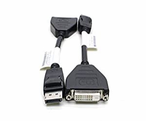 2個セット DisplayPort→DVI-D変換ケーブル(中古品)