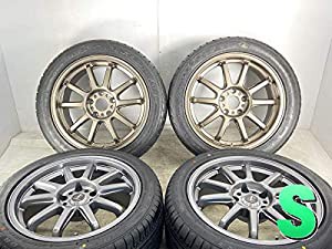 【中古タイヤ】4本セット ロターラCORSA 2233 235/45R17 / インペリオスポーツ 17x8.0 35 114.3-5穴 アリストに！ サマータイヤ 