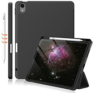 Maledan iPad Air5 ケース 2022 第5世代 iPad Air4 ケース 2020 ペンシル収納 iPad Air ケース 第4世代 軽薄 衝撃吸収 TPU スタ 