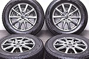 中古 スタッドレスタイヤホイール4本セット 15インチ 195/65R15 91Q マナレイスポーツ スタッドレスタイヤ付き A37536(中古品)