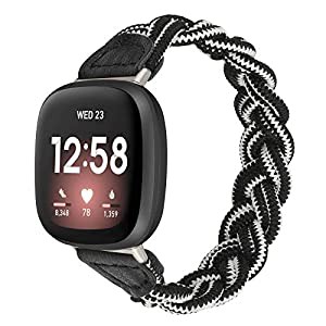 【Amazon限定ブランド】 Wearlizer Fitbit Versa3 バンド/Fitbit Senseバンド Fitbit Versa3/Fitbit Senseに対応 Fitbit Versa3 