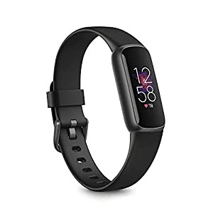 Fitbit Luxe トラッカー ブラック/グラファイト [5日間以上のバッテリーライフ/スマートウォッチ](中古品)