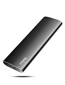 Netac ポータブルSSD 外付けSSD 2TB USB3.2(Gen2) PS4/Mac対応 最大550MB/sまでの転送速度 耐衝撃 メーカー正規品認証 - Zslim( 
