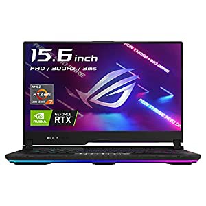 ASUS ゲーミングノートパソコン ROG Strix SCAR 15(Ryzen 7 5800H/16GB・SSD 512GB/15.6インチ/FHD/300Hz/ブラック)【日本正規代