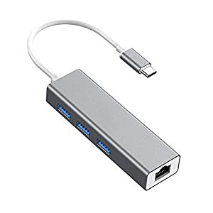[Amazonブランド] Eono(イオーノ) USB C ハブ 高速 USB Type C ハブ アダプタ LANアダプター 4ポート 変換 ドッキングステーショ