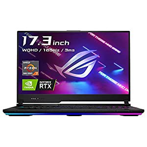 ASUS ゲーミングノートパソコン ROG Strix SCAR 17 G733QS(AMD Ryzen7 5800H/16GB・512GB/RTX 3080 Laptop GPU/WQHD/165Hz/17.3 