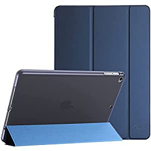 ProCase iPad 9.7 ケース、iPad 6世代 2018/ 5世代 2017, iPad Air 2 1 保護カバー, ３つ折り スマートケース　TPUバックカバー 