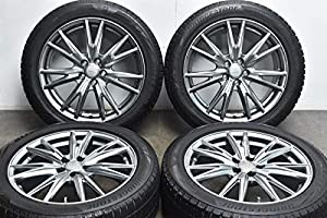 中古 スタッドレスタイヤホイール 4本セット 17インチ 7J +47 215/50R17 91Q WEDS 製ホイール A39114(中古品)