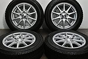 中古 スタッドレスタイヤホイール 4本セット 15インチ 6J +53 195/65R15 91Q DOS 製ホイール A37457(中古品)