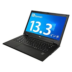 【天板ヘコミ】 NEC 13.3型 ノートパソコン VK22TG Ryonan液晶クロスセット 第5世代Core i5 メモリ:4GB SSD:240GB WQHD（2,560×