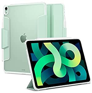 Spigen iPad Air5 ケース 2022 (第5世代) iPad Air4 ケース 2020 カバー 背面クリア 透明 Apple Pencil 対応 米軍MIL資格 スリム