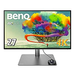 BenQ PD2725U Thunderbolt3対応モニター (27型/4K/DisplayHDR 400/IPS/ノングレア/広色域/Thunderbolt 3/65W給電/KVM機能/MST接 