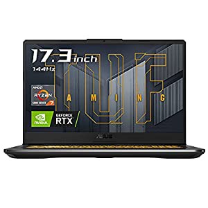 ASUS ゲーミングノートパソコン TUF Gaming A17 (17.3インチ/AMD Ryzen 7 5800H/16GB・512GB/RTX 3060 Laptop GPU/Webカメラ/エ 