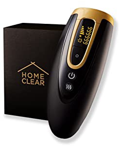 HOME CLEAR(ホームクリア) 脱毛器 メンズ 髭 顔 ワキ全身 家庭用脱毛器 サロン級 脱毛 フラッシュ vio対応(中古品)