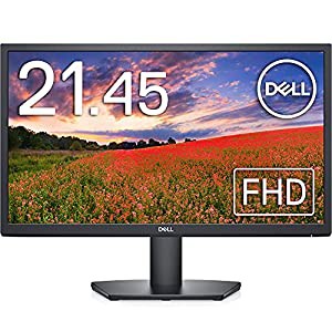 Dell SE2222H 21.45インチ モニター (3年間交換保証/フルHD/VA非光沢/HDMI・D-Sub15ピン/傾き調整)(中古品)