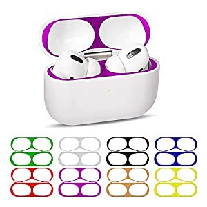 CM Tech AirPods Pro ダストガード 【2セット】 AirPods Pro 第２世代 スキンシール 金属粉汚れ防止 エアーポッズ ガードカバー 