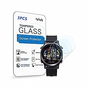 (3枚入り) Frgnie Compatible with EAGLE VISION watch ACE EV-933 スクリーン保護フィルム, 9H 強化 ガラス 保護フィルム 対応 