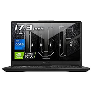 インテル Core i7 搭載 ASUS ゲーミングノートパソコン TUF Gaming F17 FX706HM(17.3インチ/16GB, 512GB/RTX 3050 Ti Laptop GPU