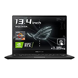 ASUS ゲーミングノートパソコン ROG Flow X13 GV301QE(13.4インチ/Ryzen?9?5900HS/32GB, 1TB/RTX 3050 Ti Laptop GPU/3,840×2