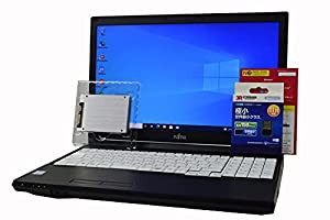 ノートパソコン 【Office搭載】 SSD 256GB (新 品 換 装) 2017年製 富士通 FMV LIFEBOOK A576 第6世代 Core i3 6006U HD 15.6イ 