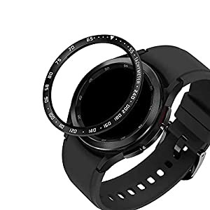 ウォッチベゼル・腕時計ベゼルリング・Galaxy Watch 4 Classic 46mm用 ベゼルリング 保護カバー ベゼルリング フレーム ステンレ