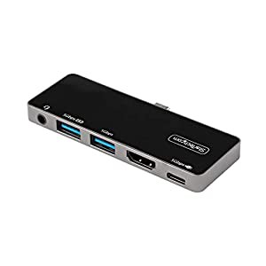 StarTech.com USB Type-Cマルチ変換アダプター/直挿しタイプ/USB-Cマルチハブ/4K 60Hz HDMI 2.0/100W USB PD/USB 3.0ハブ(2x USB