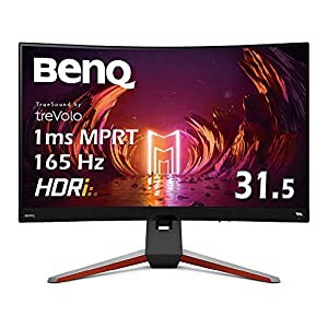 BenQ MOBIUZ EX3210R 湾曲ゲーミングモニター (31.5インチ/湾曲率1000R/165Hz/VA/WQHD/1ms/HDRi/HDR400/FreeSync Premium Pro 2.