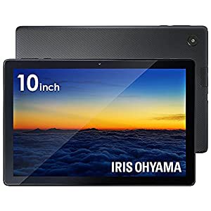 アイリスオーヤマ タブレット LUCA 10インチ Android 10 wi-fi対応 32GB 4コアCPU TE101N1-B(中古品)