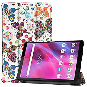 Lenovo Tab M8 3rd Gen ケース [Gosento] 軽量 薄型 三つ折スタンドケース PUレザー Lenovo Tab M8 2021 TB-8506F カバー Lenovo